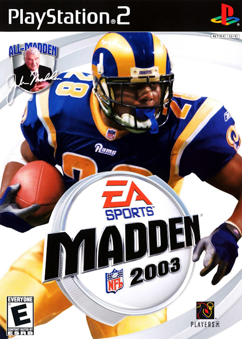 Madden NFL Super Bowl 2003 box art