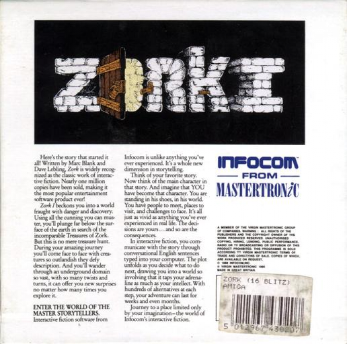 Zork I - The Great Underground Empire — box-2D-back (CUS)