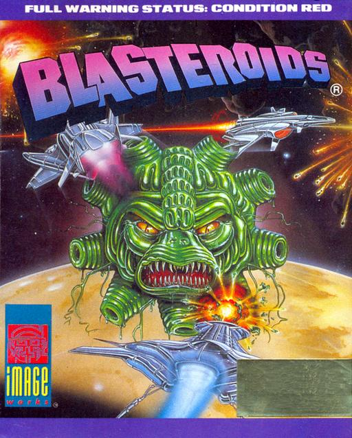 Blasteroids box art