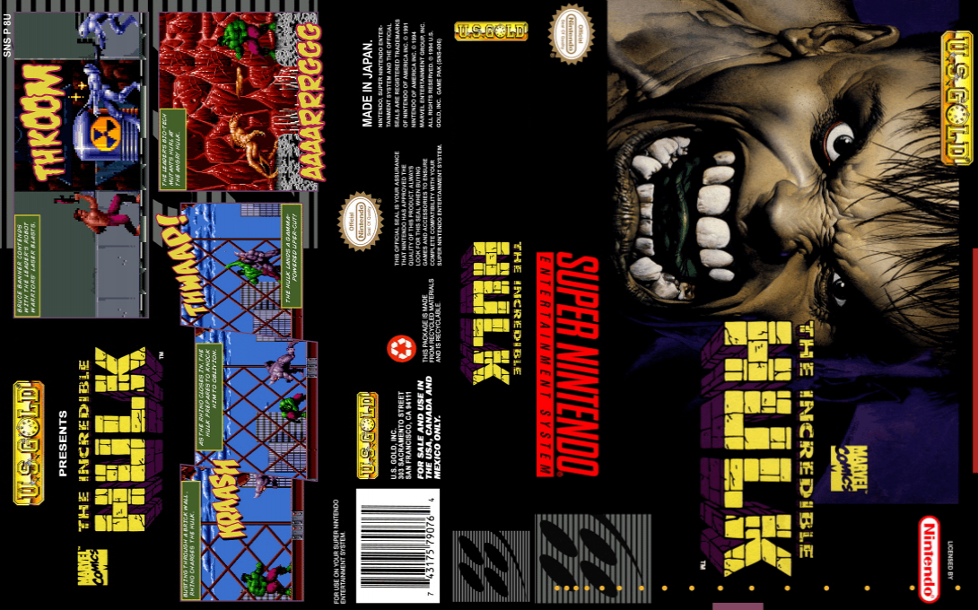 The Incredible Hulk — box-texture (US)