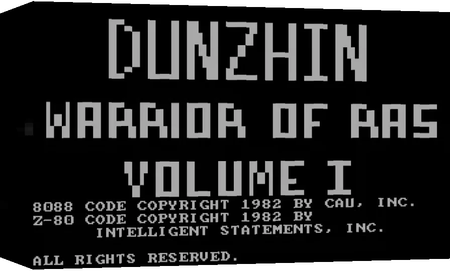 Warrior Of Ras : Volume One - Dunzhin — box-3D (WOR)