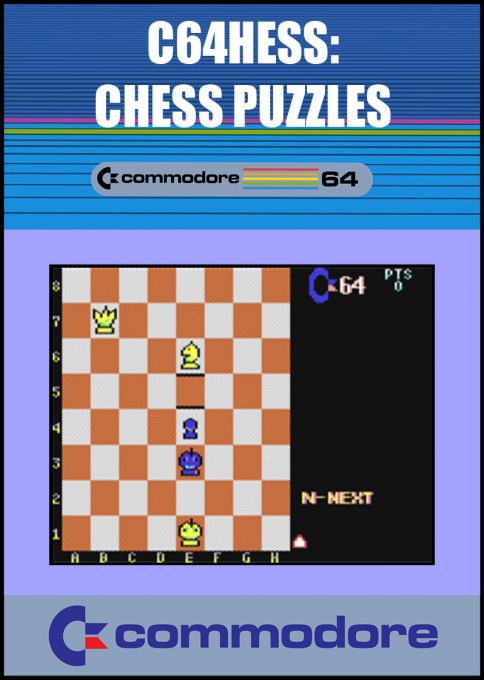 C64hess : Chess Puzzles box art