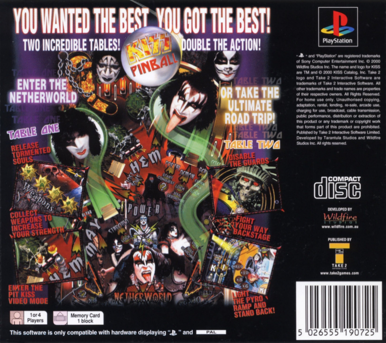 Kiss Pinball — box-2D-back (EU)