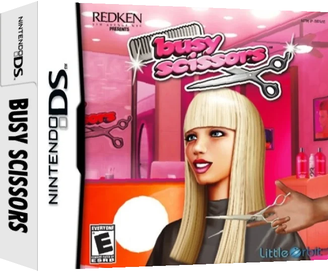 Busy Scissors — box-3D (US)