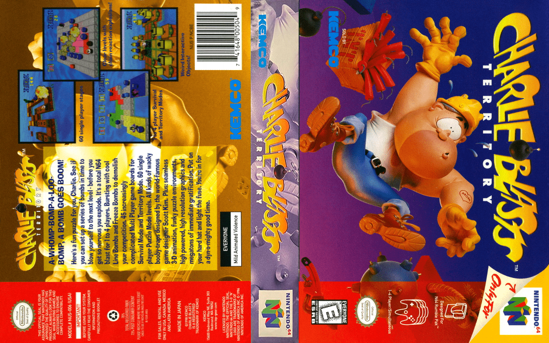 Charlie Blast's Territory — box-texture (US)