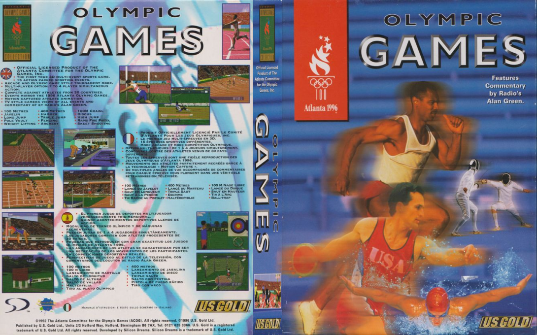 Olympic Games - Atlanta 1996 — box-texture (EU)