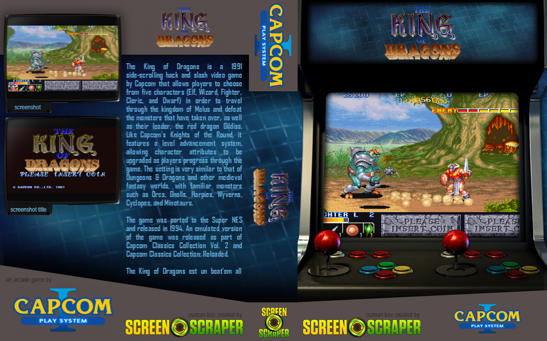 The King of Dragons — box-texture (SS)