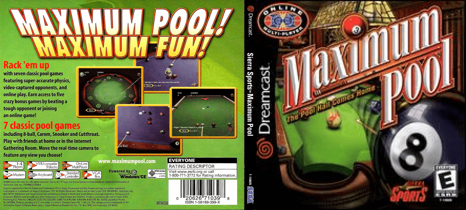 Maximum Pool — box-texture (US)