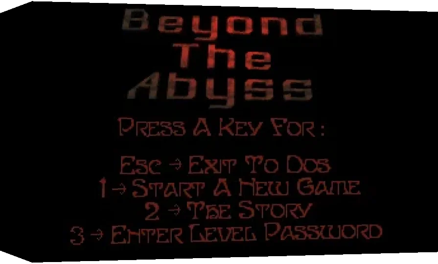 Beyond the Abyss — box-3D (WOR)