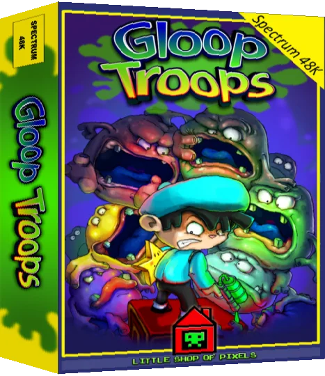 Gloop Troops - The Lost Crown — box-3D (EU)