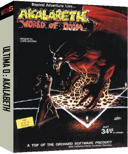 Akalabeth - World of Doom — box-3D (US)