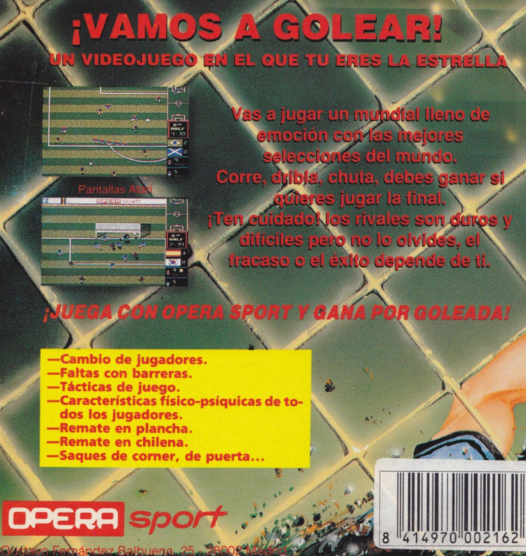 Mundial De Fútbol — box-2D-back (SP)