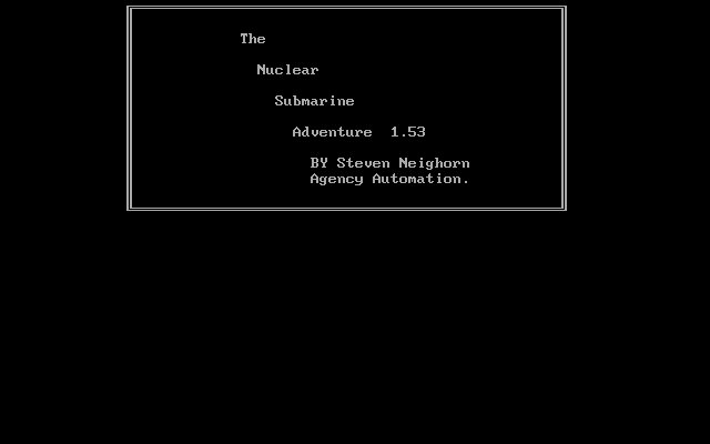 Nuclear Sub Adventure — sstitle (WOR)