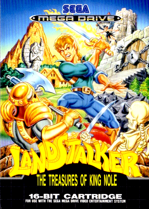 Landstalker - Koutei No Zaihou — box-2D (EU)