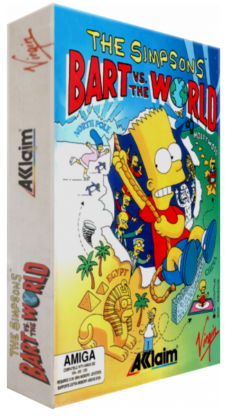 Simpsons, The - Bart vs. The World — box-3D (EU)