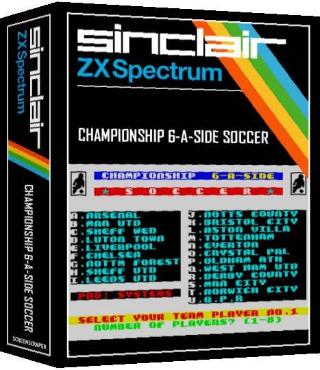 Championship 6-a-side Soccer — box-3D (SS)