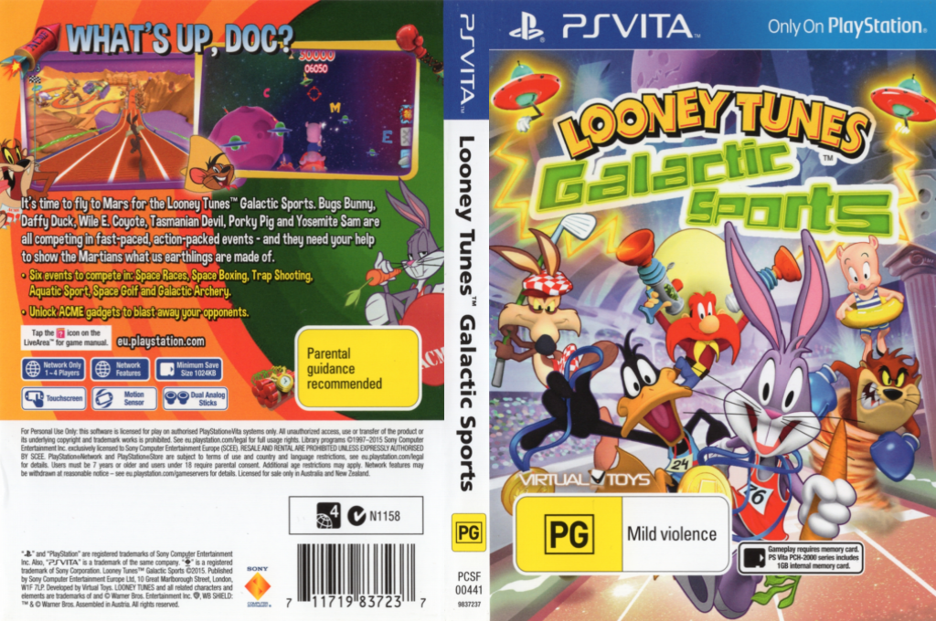 Looney Tunes - Galactic Sports — box-texture (AU)