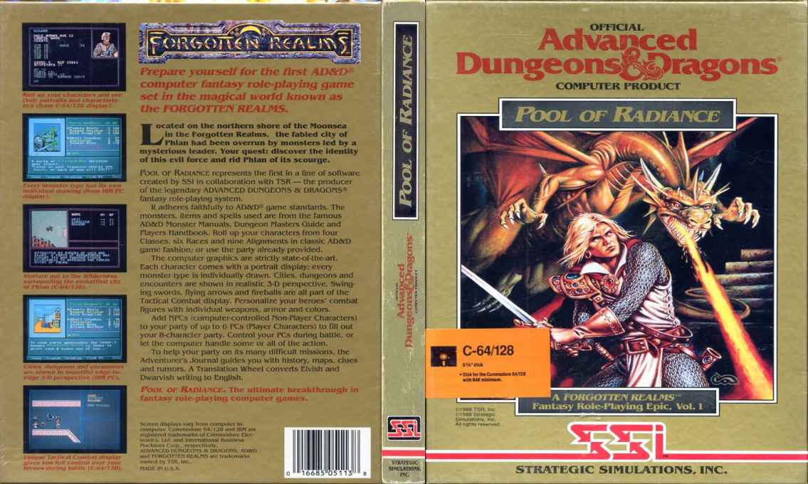 Pool Of Radiance — box-texture (US)