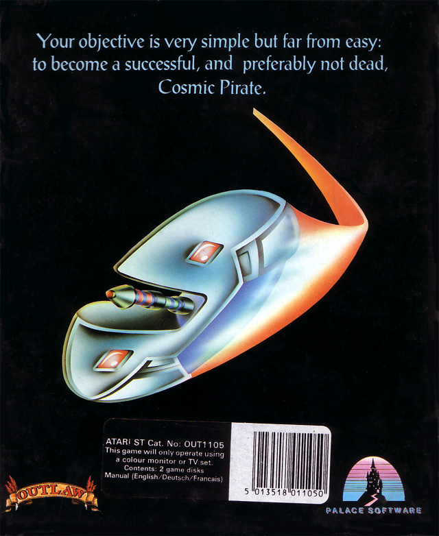 Cosmic Pirate — box-2D-back (EU)