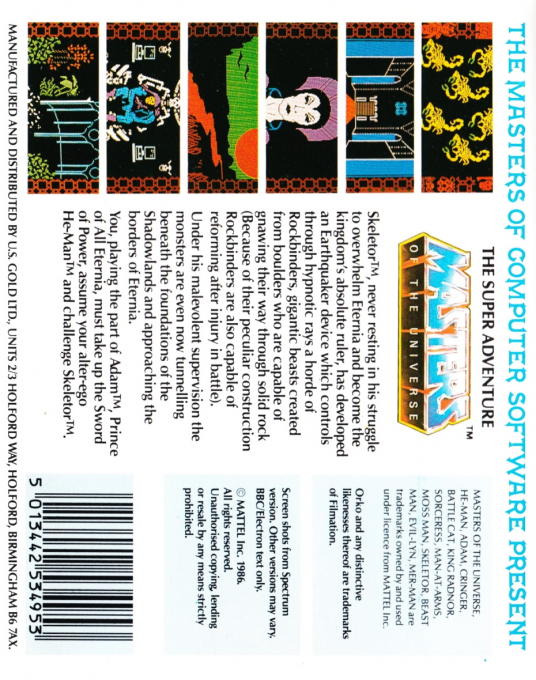 Masters of the Universe: Super Adventure — box-2D-back (EU)