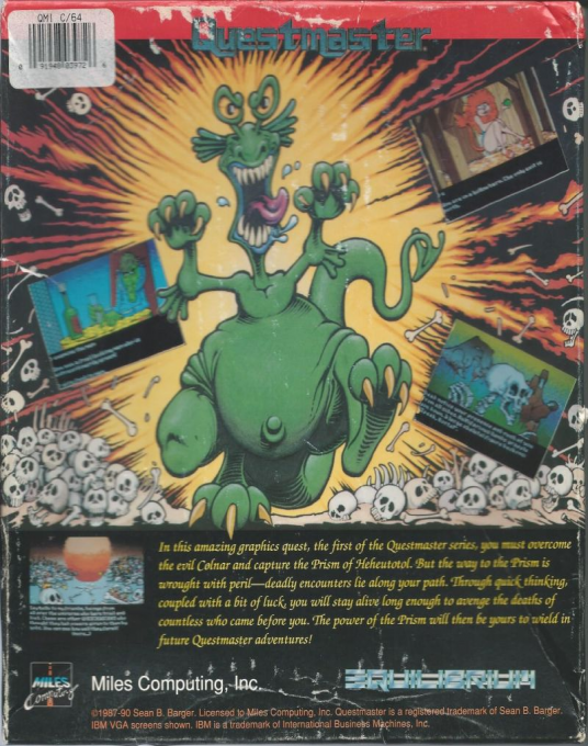 Questmaster 1 - The Prism of Heheutotol — box-2D-back (US)