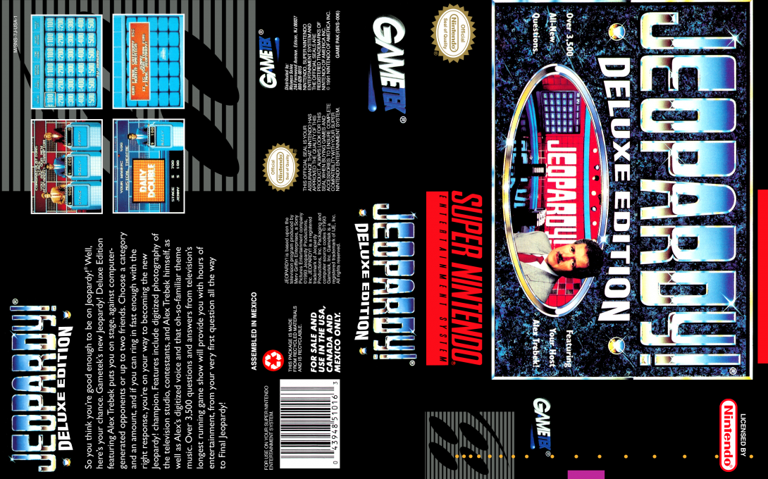 Jeopardy! Deluxe Edition — box-texture (US)