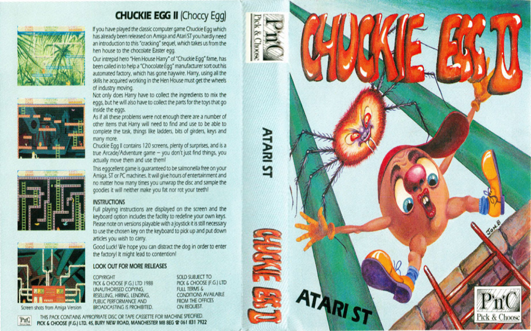 Chuckie Egg II — box-texture (EU)