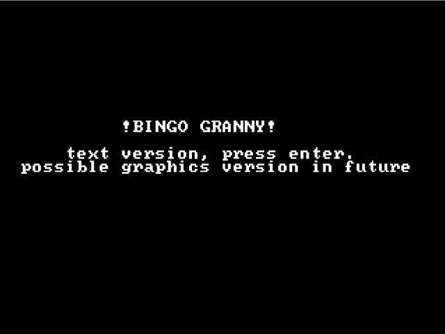!Bingo Granny! — sstitle (WOR)