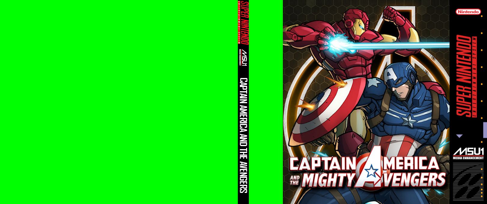 Captain America and the Avengers — box-texture (US)