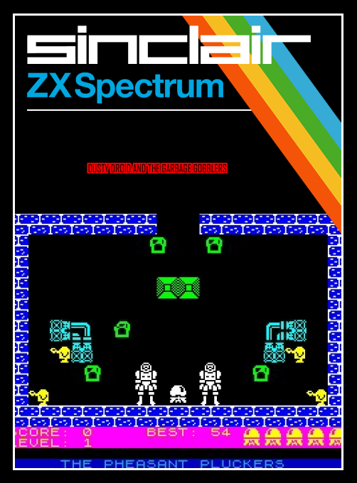Dusty Droid and the Garbage Gobblers — box-2D (SS)
