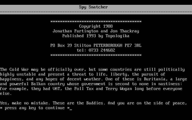 Spy Snatcher — sstitle (WOR)
