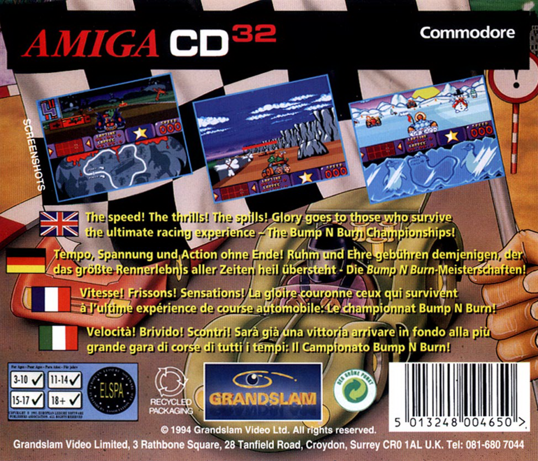 Bump 'n' Burn — box-2D-back (WOR)