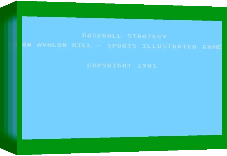 Computer Baseball Strategy — box-3D (WOR)