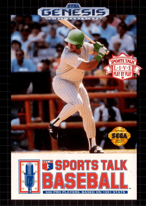 Sports Talk Baseball box art