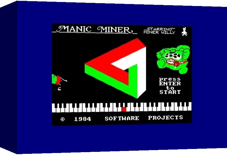 Manic Miner 2 — box-3D (WOR)