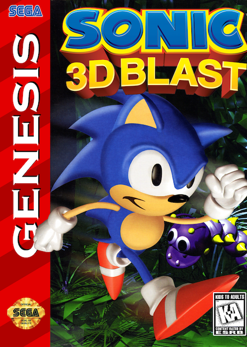 Sonic 3D Blast box art