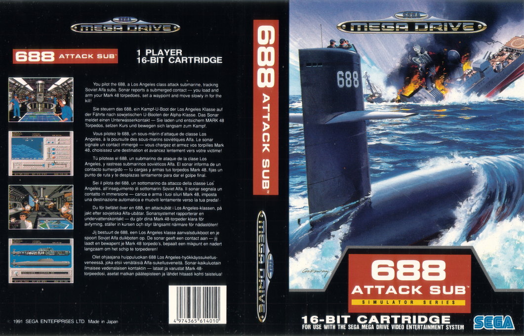 688 Attack Sub — box-texture (EU)