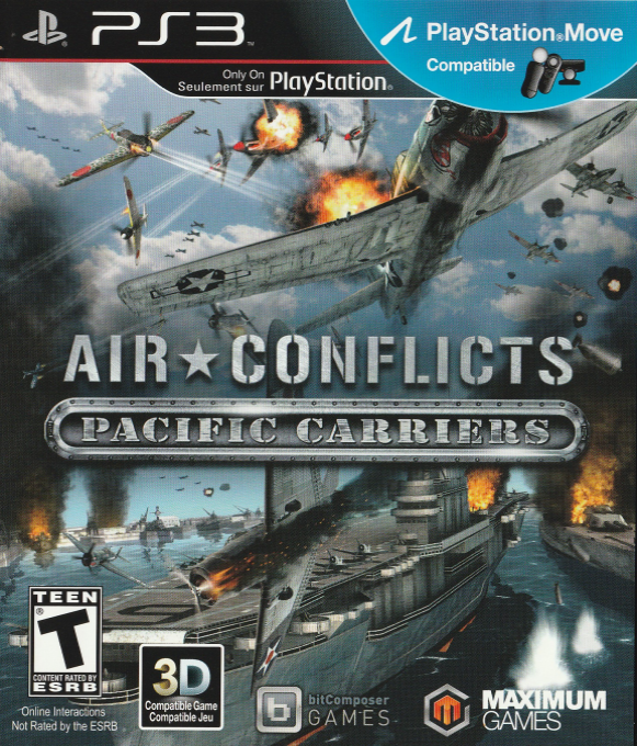 Air Conflicts - Pacific Carriers — box-2D (CA)