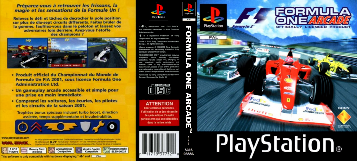 Formula One Arcade — box-texture (FR)