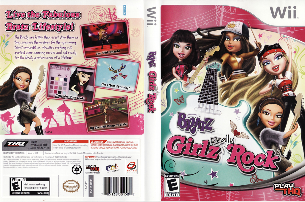 Bratz - Girlz Really Rock — box-texture (US)