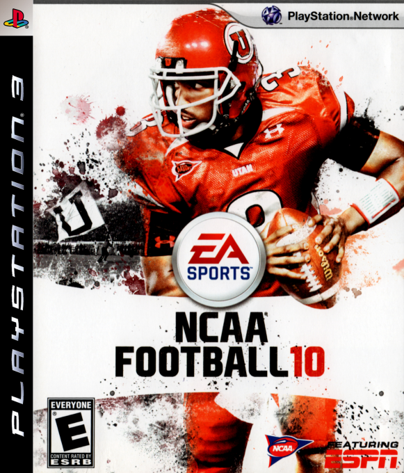 NCAA Football 10 box art
