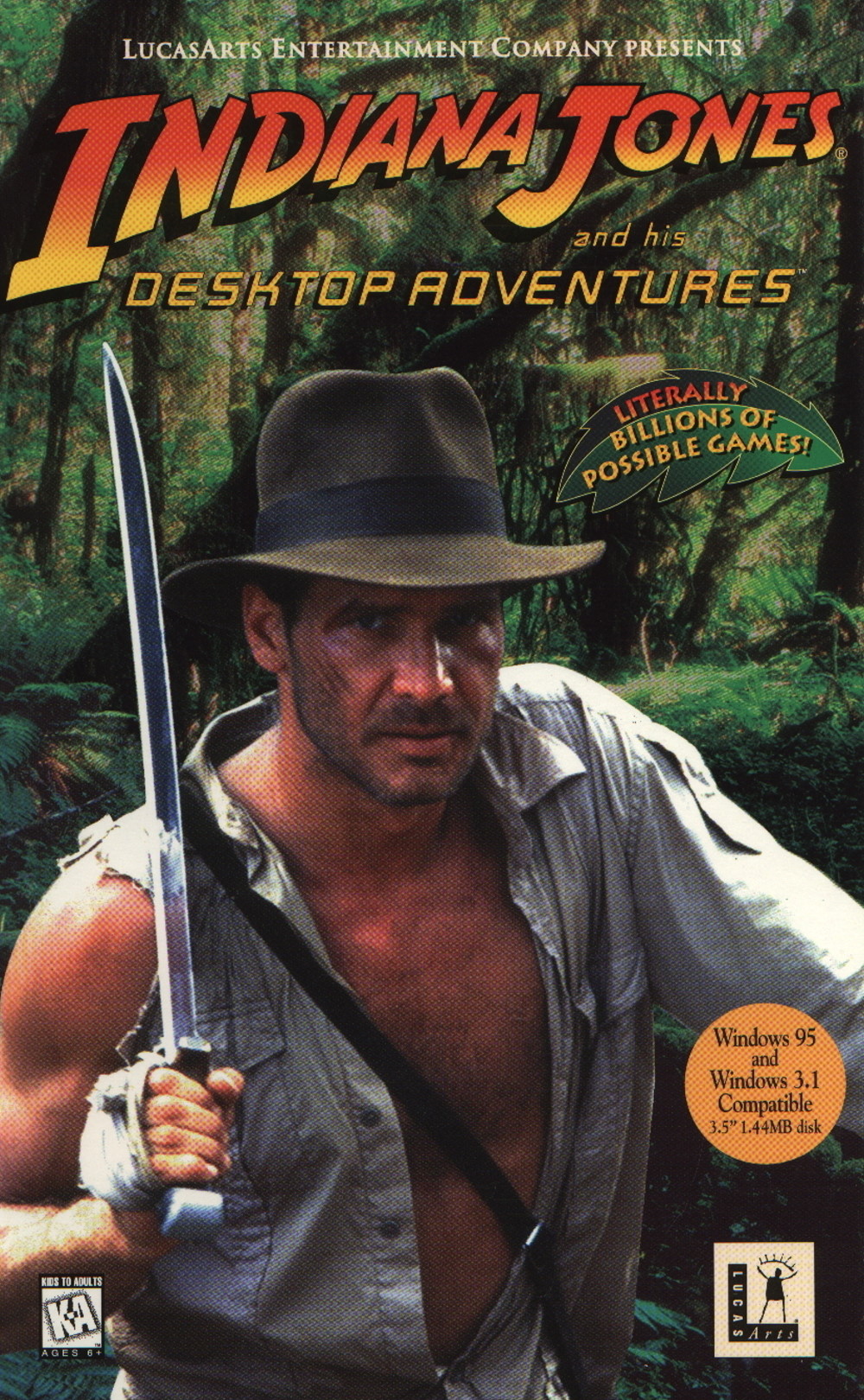 Indiana Jones and his Desktop Adventures box art