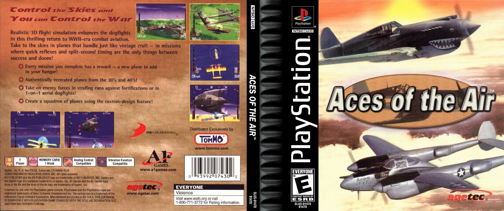 Aces of the Air — box-texture (US)