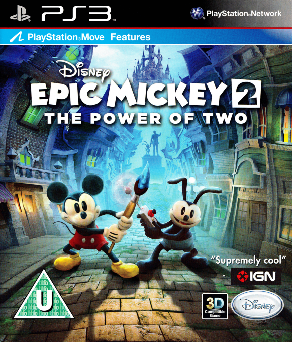 Disney Epic Mickey 2 - The Power of Two — box-2D (EU)