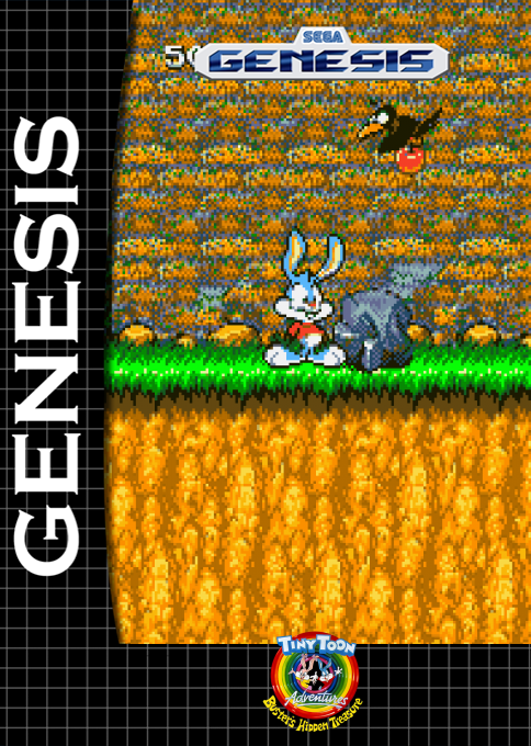 Tiny Toon Adventures - Buster's Hidden Treasure — box-2D (SS)