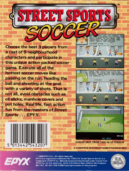 Street Sports Soccer — box-2D-back (EU)