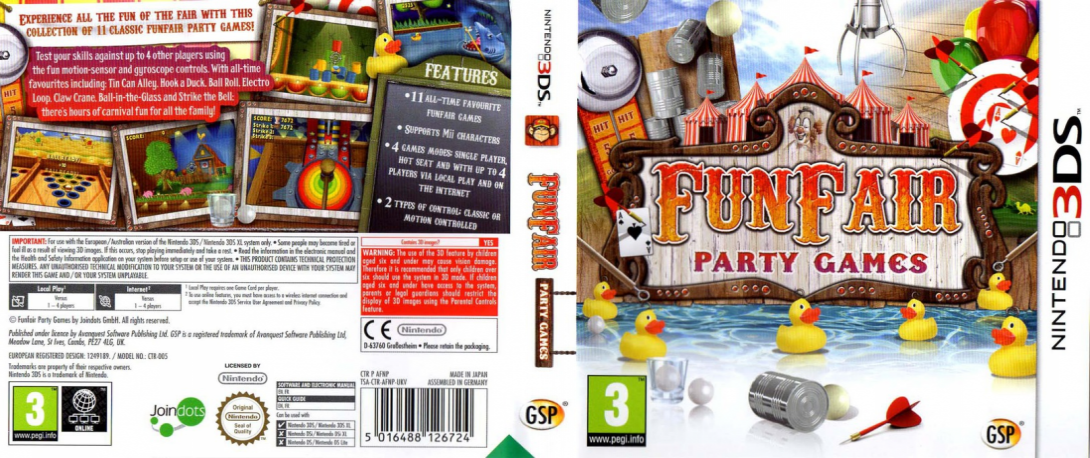 Funfair Party Games — box-texture (EU)