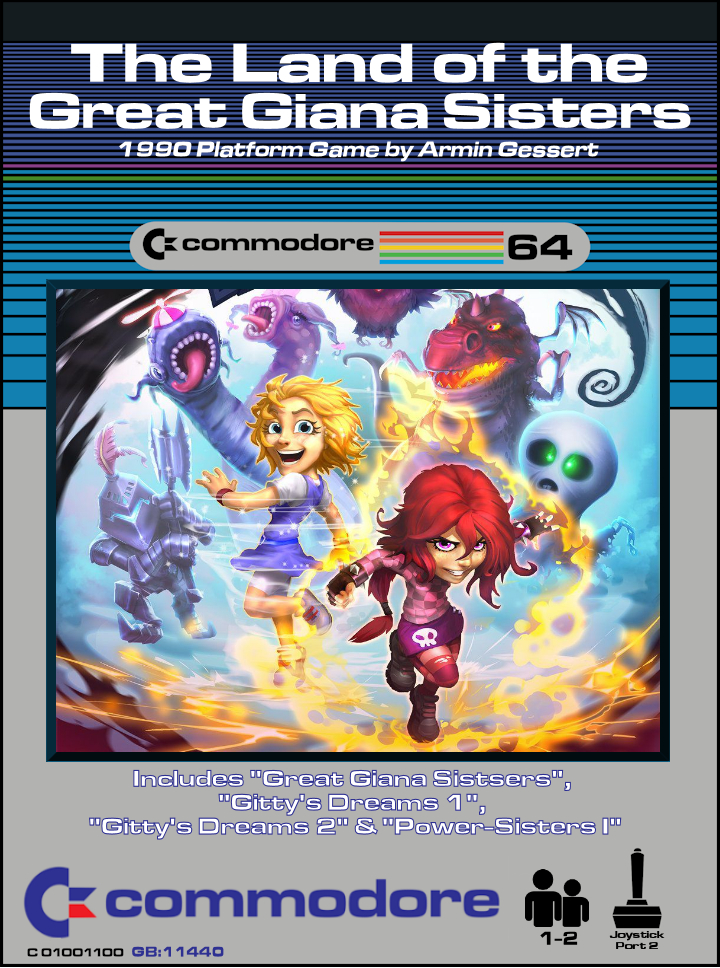 The Land of the Great Giana Sisters box art