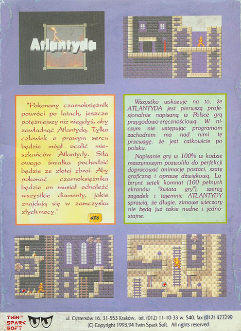 Atlantyda — box-2D-back (PL)
