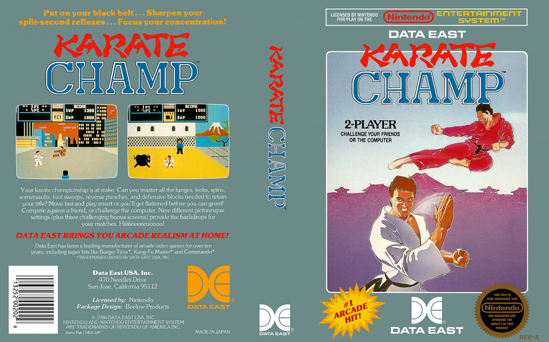 Karate Champ — box-texture (US)